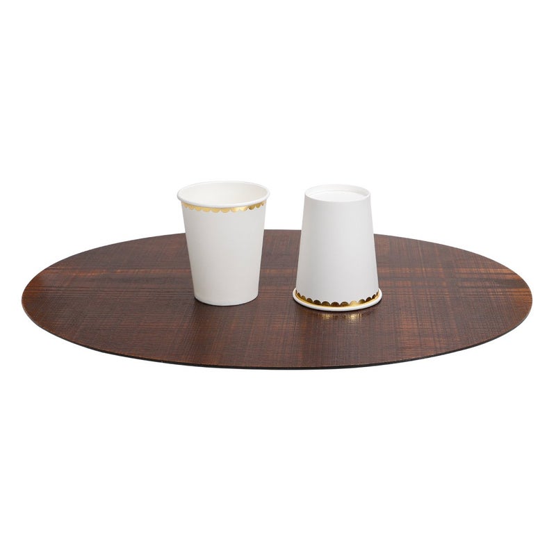 Geeklife White Paper Cups with Sparkly Gold Foil Border,Disposable Gold Party Paper Cups 9 oz,40 pcs - Image 3